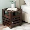Harvey Side Table - Walnut Finish