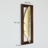 W-Sylas Abstract Metal Wall Decor in Gold Set of 3