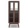 Boisdale Solid Wood Bar Cabinet in Walnut Finish