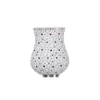 Pearl Multicolour Glass Floor Lamp with Steel Steel Base