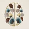 W-Mina Abstract Metal Wall Decor in Multicolor Set of 1