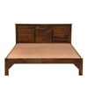 Regalia Queen Size Bed Without Storage in Provencial Teak Finish