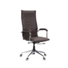 Ettorez Delight Hb Brown Leatherette Office Chair In Brown Colour