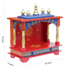 D'Dass Sheesham and Mdf Wooden Home Temple For Pooja Mandir For Home