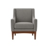 Claudia Boucle Fabric Arm Chair in Grey Colour