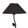Brighley Black Cotton Shade Floor Lamp