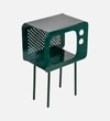 Metal Side Table in Green Colour