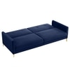 Gilud 3 Seater Click-Clack Sofa cum Bed  in Navy Blue Colour