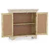 Anokhi Solid Wood Sideboard In Rustic White Finish