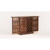 Parquet Sheesham Wood Bar Cabinet in Provincial Teak Finish