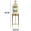 Vibrant Wings Designer Electric Floor Lamp with Metal Stand in White Colour