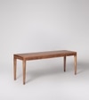 Jorn Solid Wood Bench In Dark Brown Finish