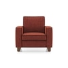 Apollo Neo Sofa (Colour : Dark Coral, Seating Capacity : 1 Seater, Cushion Type : Soft, Back Height : Regular Back)