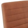 Dane Solid Wood Dining Table 6 Seater with 6 Ludo Upholstered Dining Chairs (Finish: Honey, Colour: Tan Leatherette)