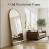 The Artment Vista Gold Arch Frame Unbreakable Floor Mirror For Home (160 X 50 CM)