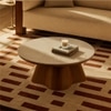 Nira Solid Wood Coffee Table in Brown Colour