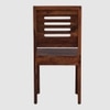 Elian Solid Wood Dining Chair in Honey Finish - Set of 2