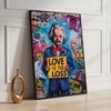 The Castle Decor Iconic Scientist Pop Art Wall Art Framed Painting 20x30 Inch