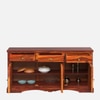 Sheesham Wood Sideboard In Honey Oak Finish