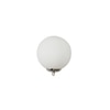 Moon Nickel & Frosted White Finish Wall Light