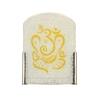 Devansh Glass Electric Wall Light in Brown Colour with Yellow Shade Count of 1 Light