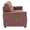 Alvaro Velvet 3 Seater Sofa Pink Color