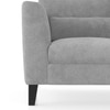 Lewis 3 Seater Fabric Sofa In Granite Weave Colour