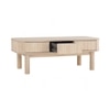 Scandinavian Ludlow Coffee Table Natural Wood Finish