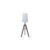 Alvyn White Cotton Shade Floor Lamp