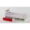 Groovy Love Engineered Wood Drawer Storage Bed in Red Colour