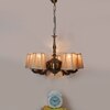 Devansh Black Wall Mounted Lamp With Beige Jute Shade