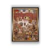 Abu Hasan Emperor Jahangir Jharoka Window Agra Fort Aga Canvas Wall Prints Set of 1 Multicolor Matte