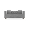 Windsor Essential 2 Seater Fabric Sofa In Granite Weave Colour