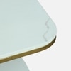 Mettura Metal Side Table in Gold Colour