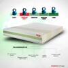 Prana - Organic Cotton Fabric Spring Mattress (75 x 30 in, 8 Inches)