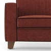 Apollo Neo Sofa (Colour : Dark Coral, Seating Capacity : 2 Seater, Cushion Type : Hard, Back Height : Regular Back)