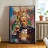The Castle Decor Motivational Mafia Leader Wall Art Framed Painting 20x30 Inch