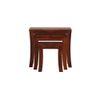 Hermes Solid Wood Side Table in  Honey Oak Finish
