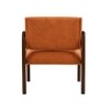 Citrus Boucle Fabric Arm Chair in Orange