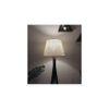 Triune Beige Jute Floor Lamp with Beige Jute Base