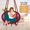 Swingzy Cotton Round Swing for Adults Maroon Without Accessories