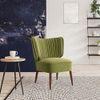 Duke Accent chair Velvet in Mint Green Color