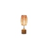 Ximena Wood Table lamp with Bamboo Shade