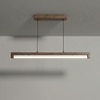 Slimline 48 Baton Brown Solid Wood Single Hanging Light