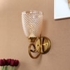Eliante Modern Wall Lights Mild Steel & Glass Material Antique & Champaign Finish