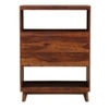 Adonis Solid Wood  Bookshelf in Dual Tone Finish