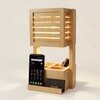 Minister Wooden Table Lamp With Mobile Stand
