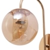 Eliante Modern Wall Lights Mild Steel & Glass Material Gold & Champaign Finish
