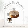 Inscribe Acacia Wood Masala Box Gold
