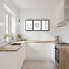 The Castle Decor Minimal Kitchen Wall Art Set of 3 12x18 Inch